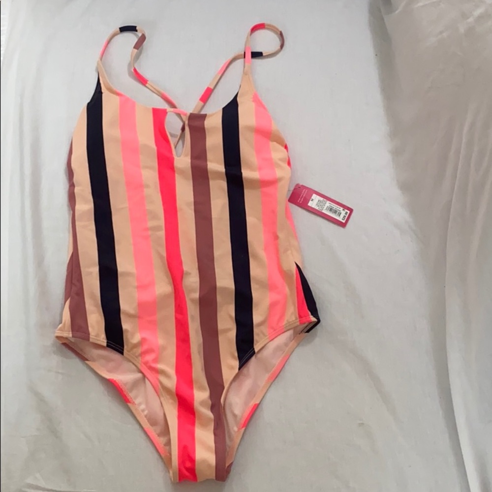 One-piece pink new medium swimsuit